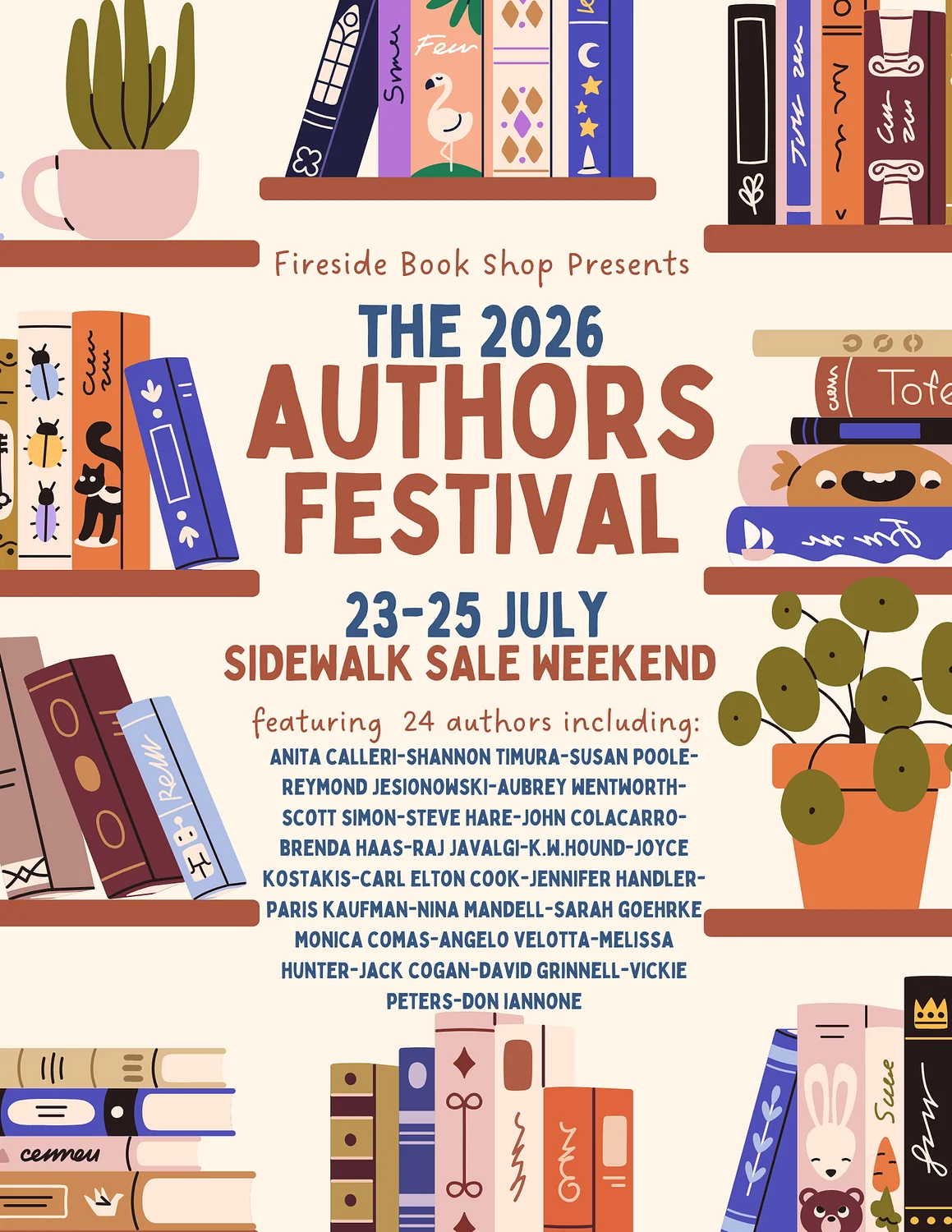 Chagrin Falls’ Fireside Books to host Authors Festival during sidewalk sale