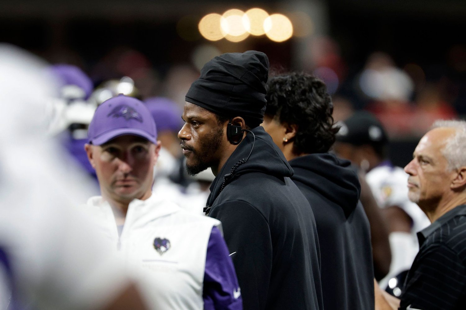 Lamar Jackson returns to Ravens practice, but still limited because of his ankle injury