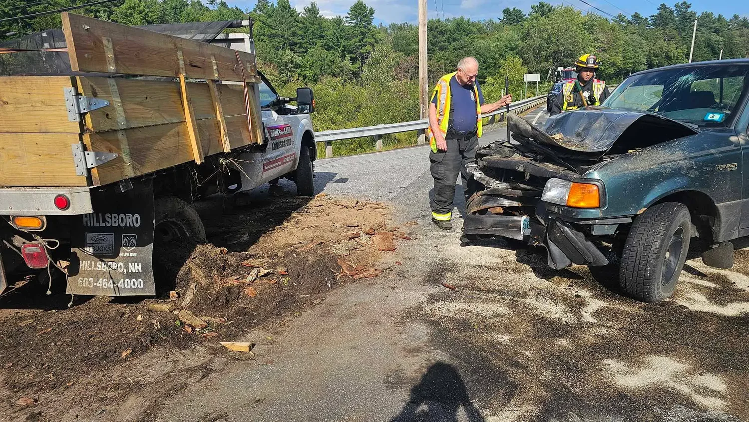 Three-car accident on Route 101 causes debris cleanup in Dublin