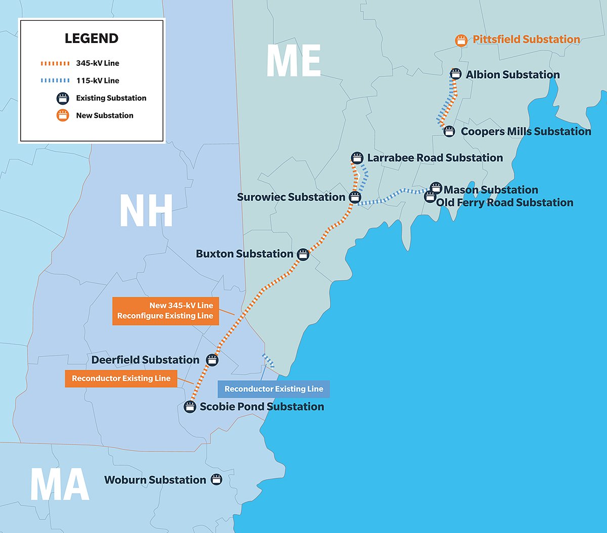 Transmission upgrades proposed to bring Maine wind to New Hampshire and Massachusetts
