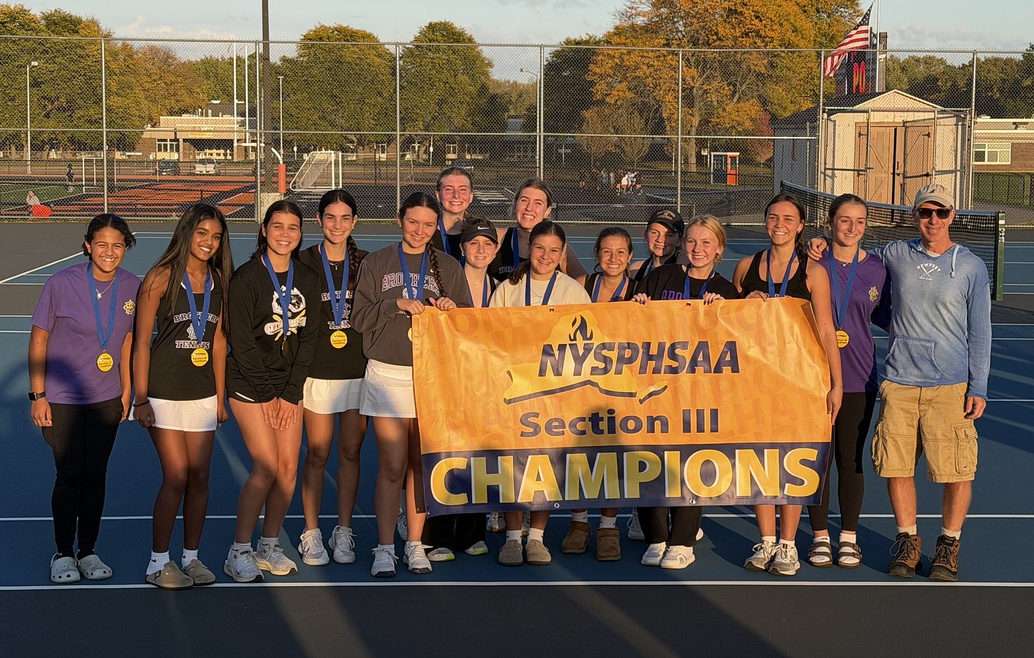 CBA girls tennis captures 1st section title in nearly a decade; Cazenovia, F-M also take home team crowns