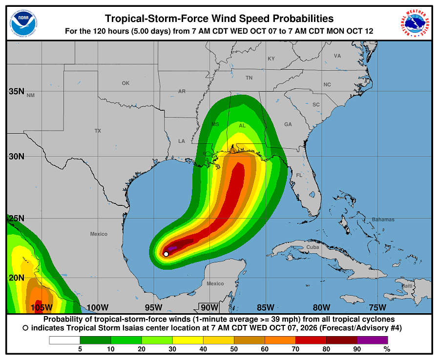 Hurricane expected to hit Coast this weekend, forecasters say
