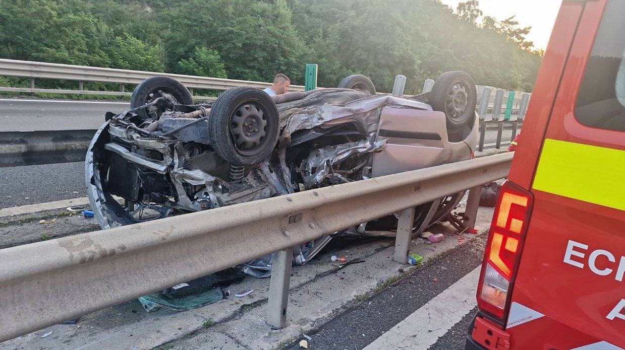 UPDATE: Accident cu final tragic pe A1, la Cristian - o fetiță de 5 ani a murit (FOTO)