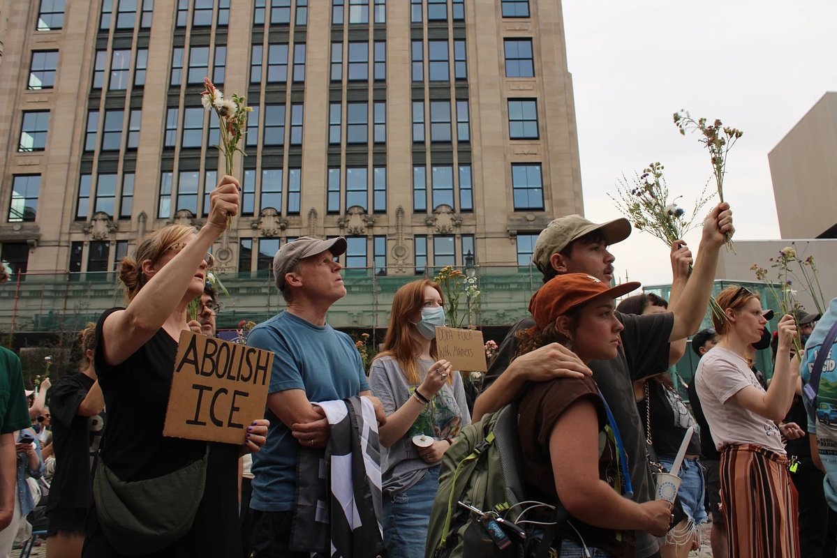 Hundreds rally across southern Maine after fatal ICE shooting