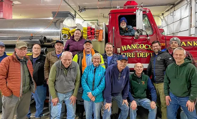 After years of applying, Hancock Fire Department wins FEMA grant for new tanker