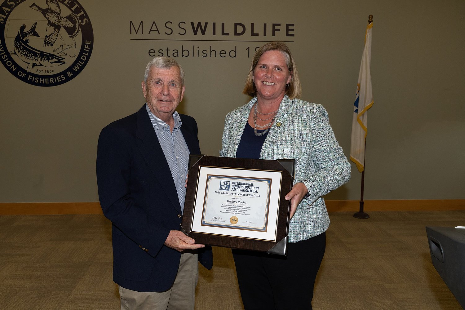 Mike Roche named Massachusetts Hunter Education Instructor of the Year