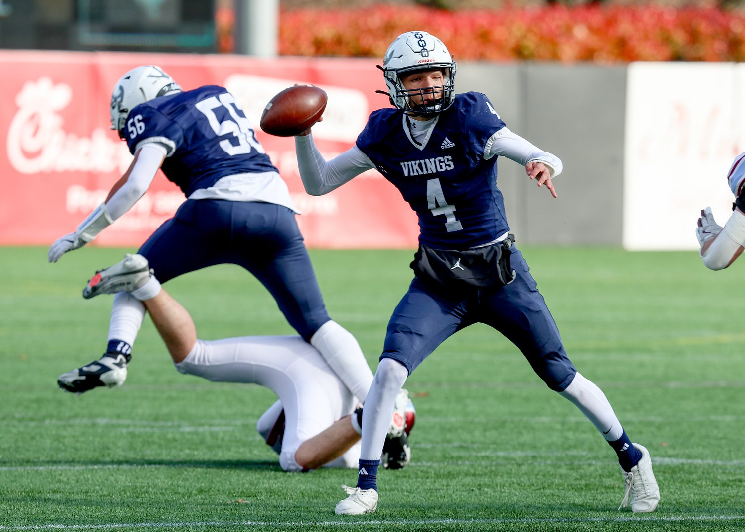 Sea’s offensive explosion produces 54-28 opening day win over Holy Cross