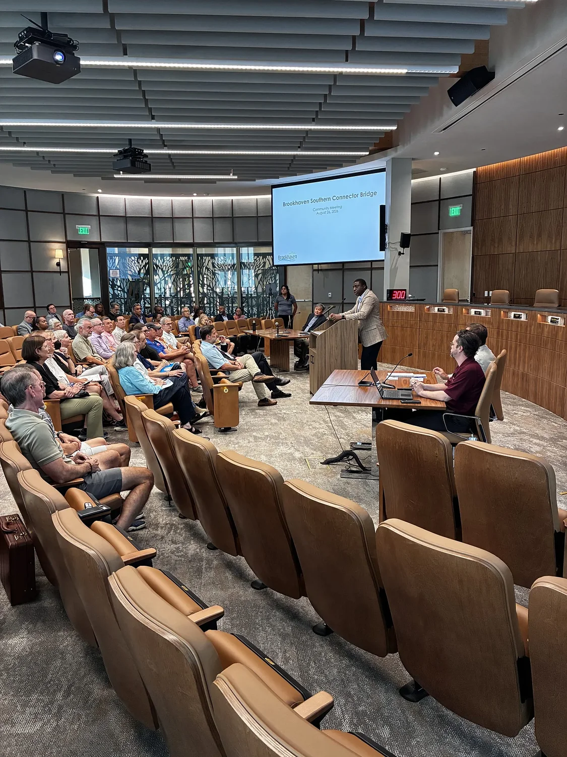 Southern Bridge Connector project meeting becomes contentious