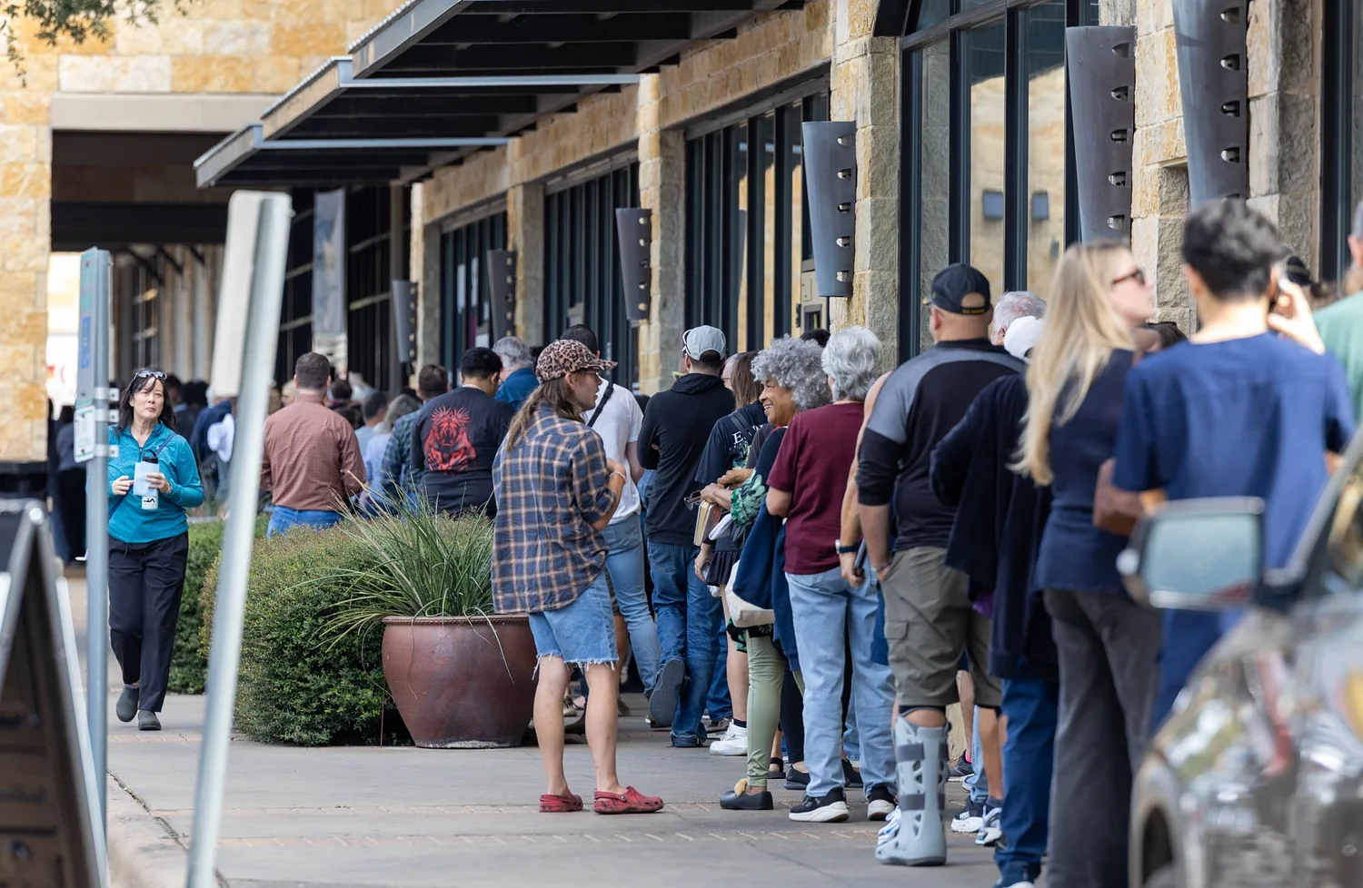 Travis County breaks first-day early voting turnout record for every midterm election this century