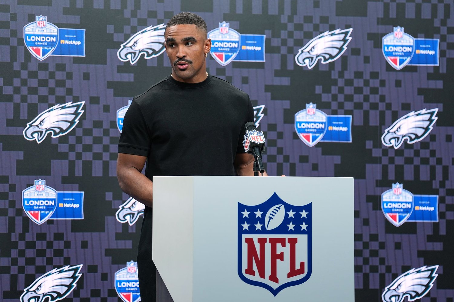 Roger Goodell says the NFL welcomes a review of how Eagles handled Jalen Hurts' blood clots