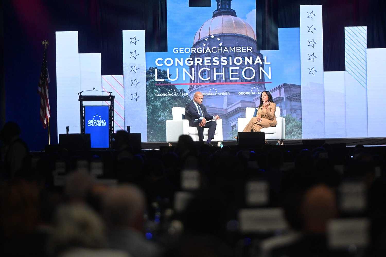 Georgia gubernatorial candidates debate data centers and Medicaid expansion