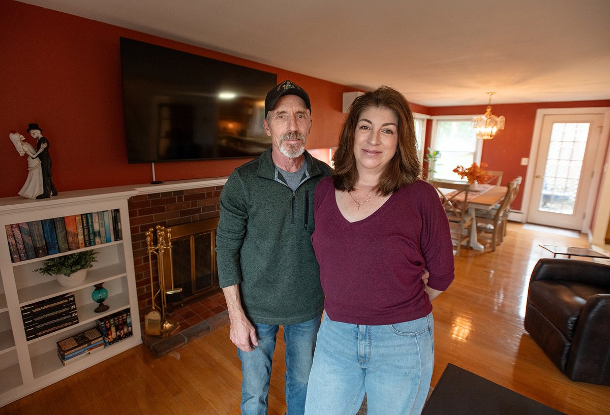 This family scrapped their downsizing plans when they found a new house in Bangor