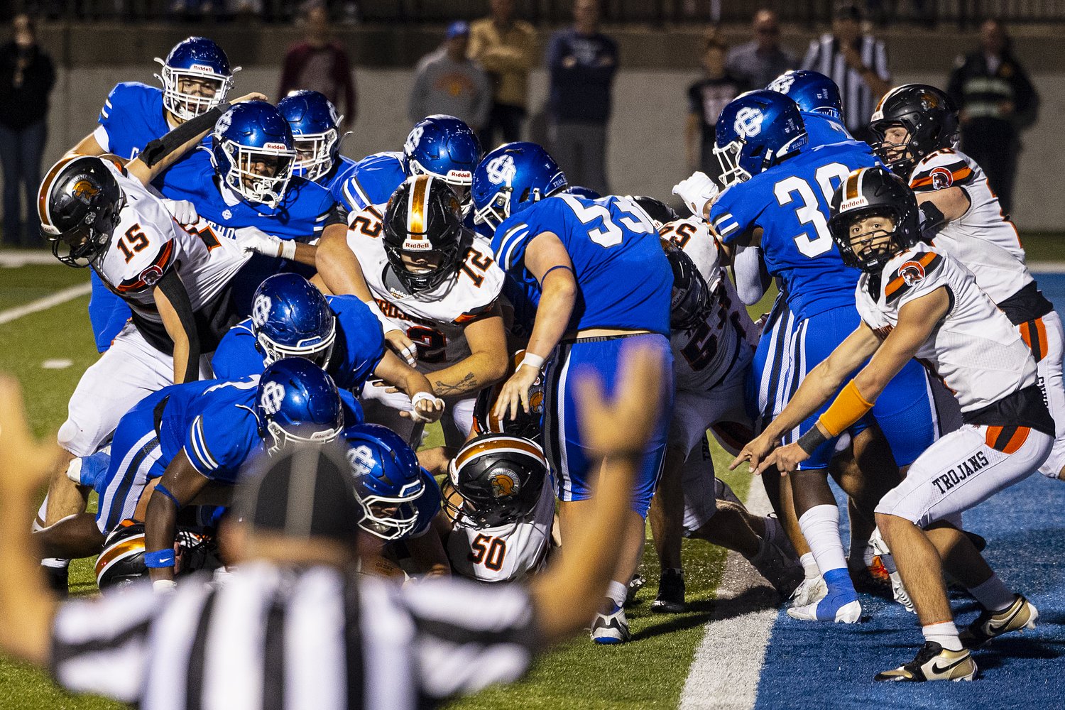 2026 Michigan high school football playoff brackets, with first-round pairings