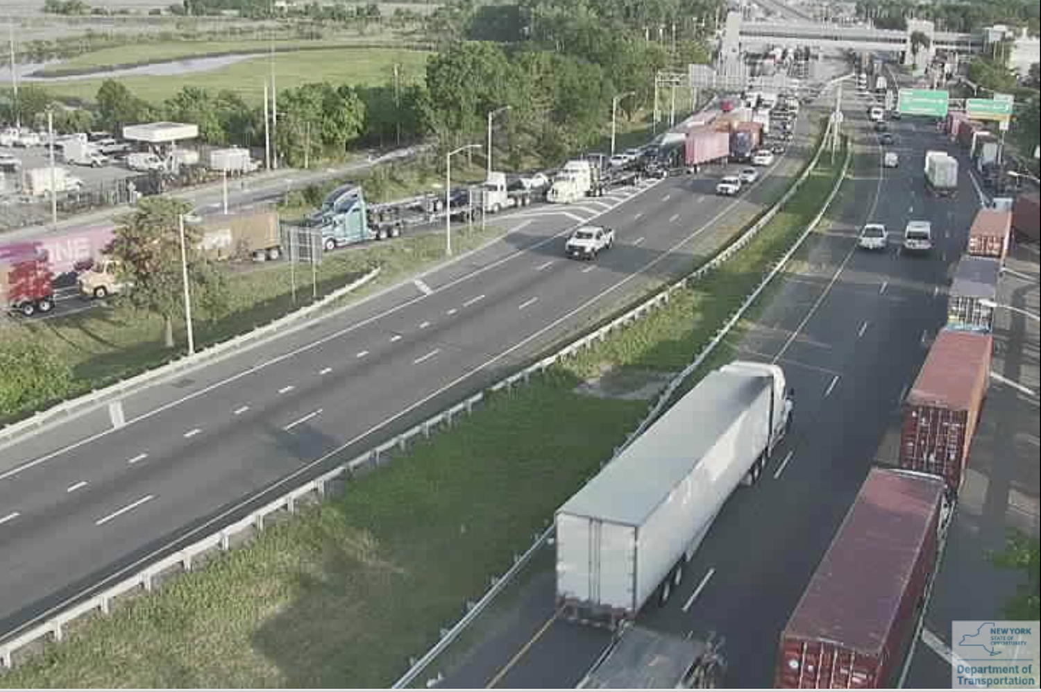 Goethals Bridge delays: Heavy truck congestion snarls traffic