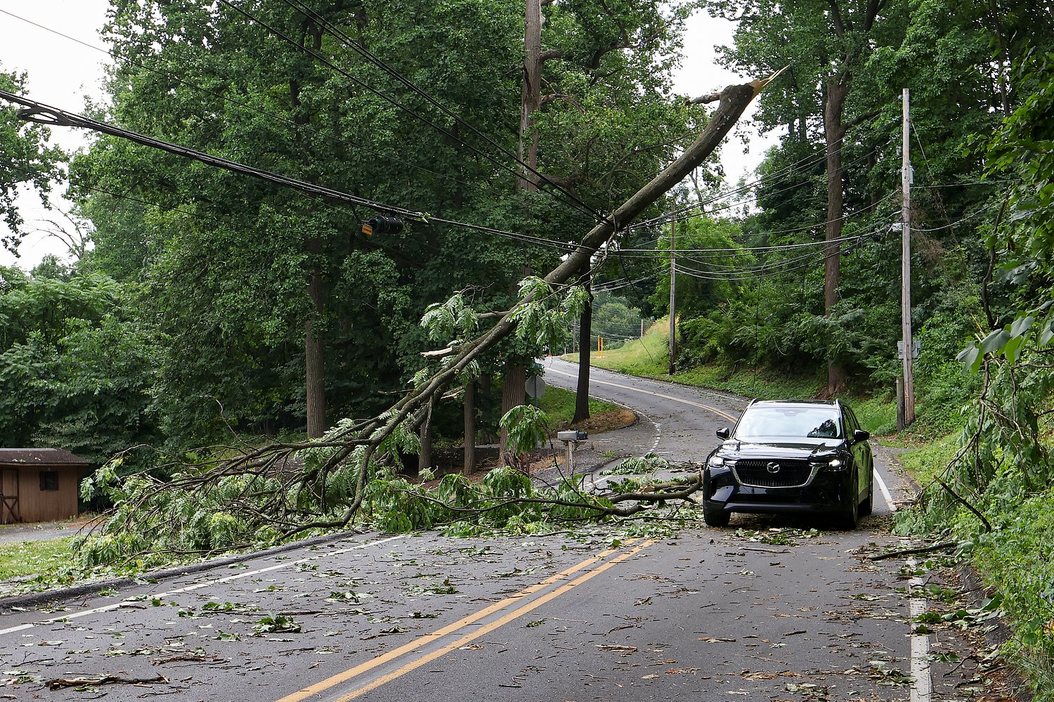 Power outages in central Pa. climb again after 2nd round of weekend storms