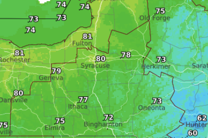 N.Y. Weather: Showers linger across New York, heat returns later in week
