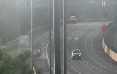 Traffic alert: Water main break closes I-690 West ramp to Geddes St.