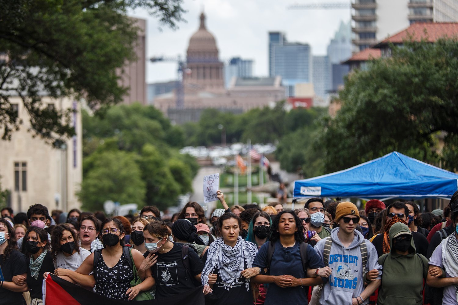 Texas college campus protest law faces First Amendment challenge