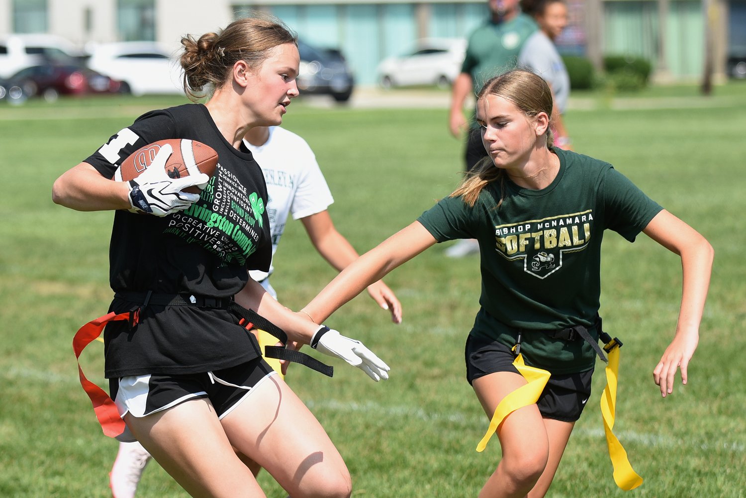 Bishop McNamara building on proud football tradition with addition of girls flag football