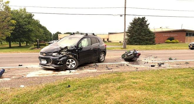 Motorcyclist dies in collision with SUV on Route 281 in Tully
