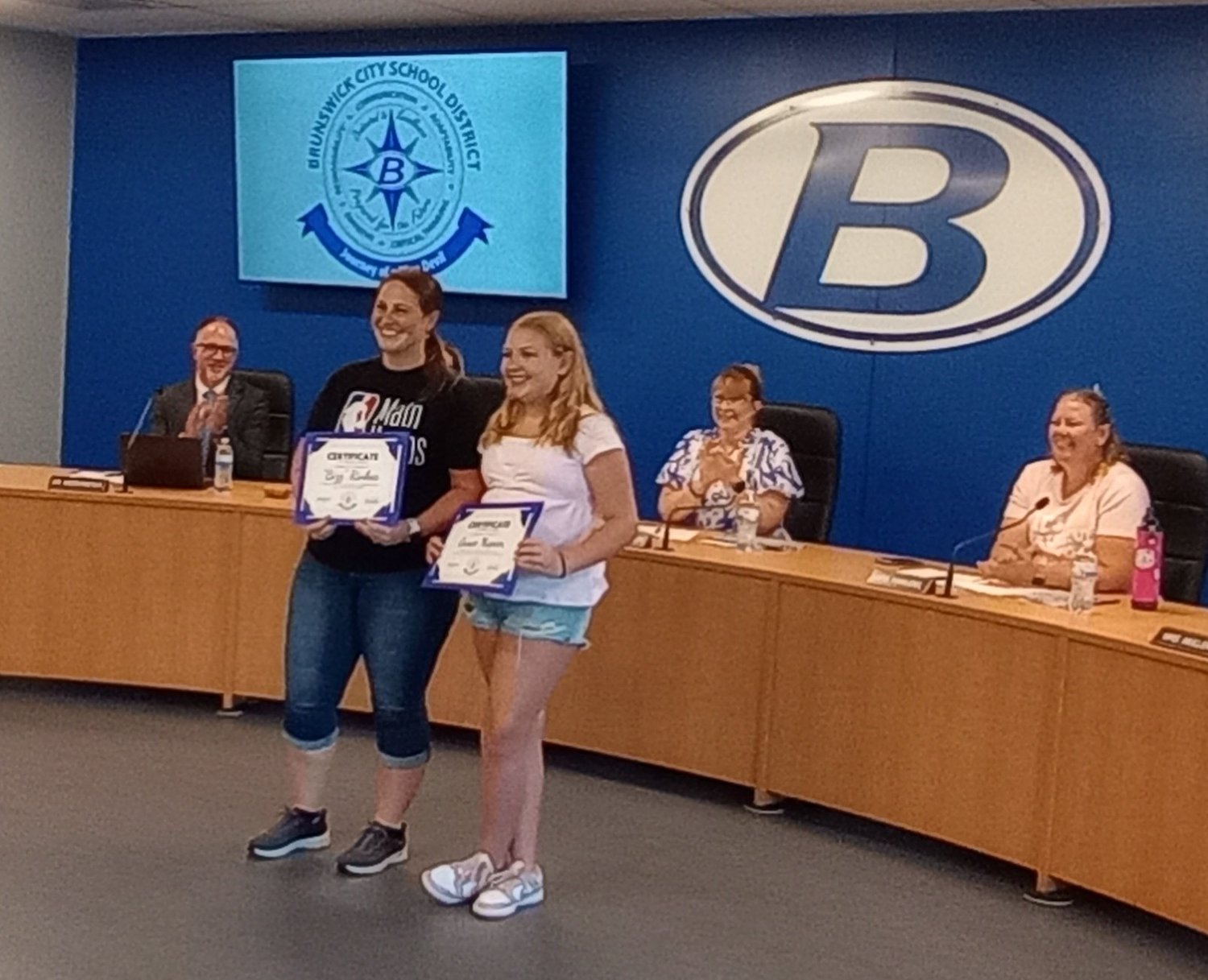 Kidder student and teacher take Brunswick Schools global at NBA Hoops championship