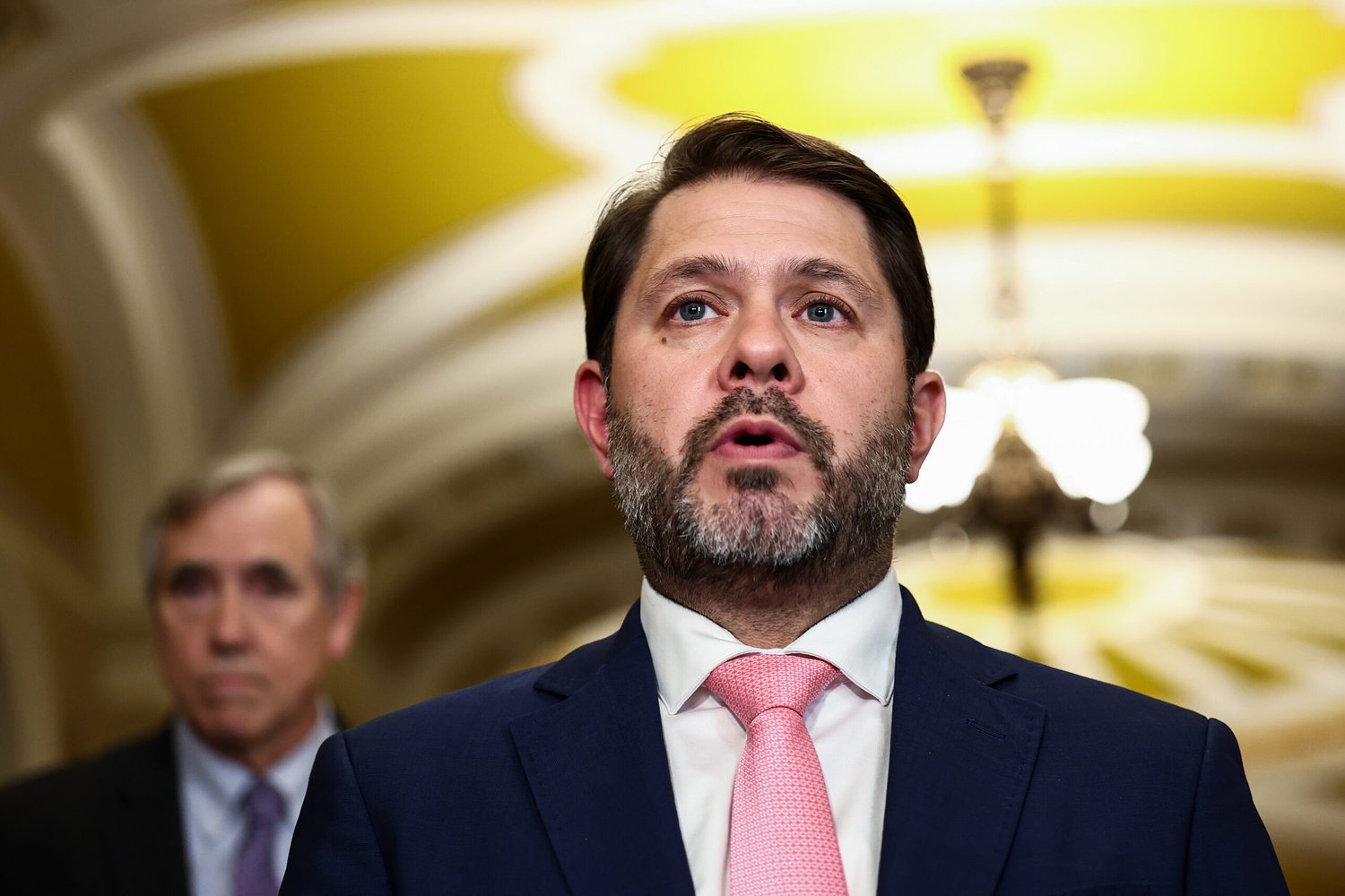Gallego leads Senate Democrats calling for halt to E1 settlement construction plans