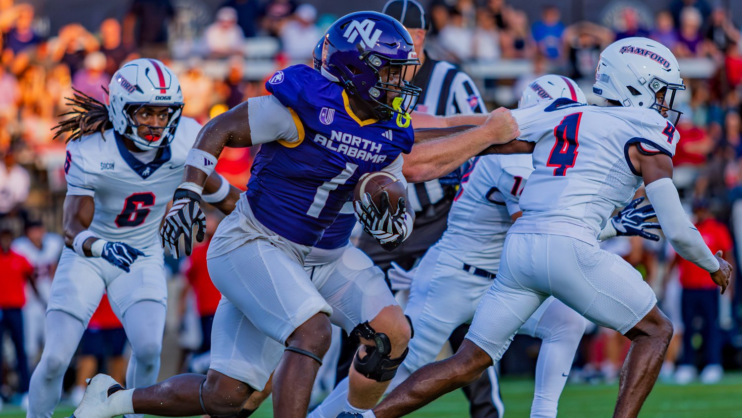 Dominant defensive showing leads North Alabama past Samford in Huntsville