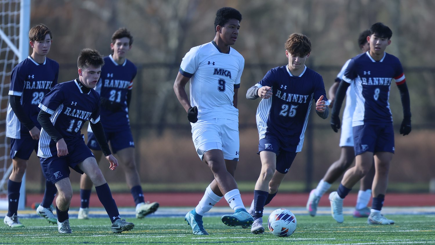 No. 12 Montclair Kimberley boys soccer dominates Blair with shutout road victory