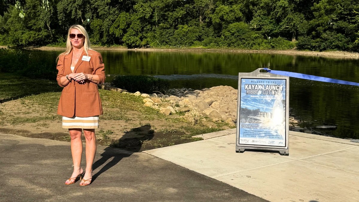 Montgomery, Fox Valley Park District open ADA-accessible kayak launch at Montgomery Park