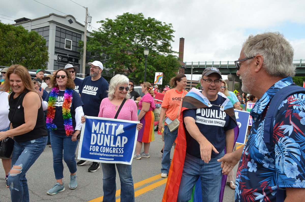 Democratic nominees join hundreds celebrating diversity at Bangor Pride parade