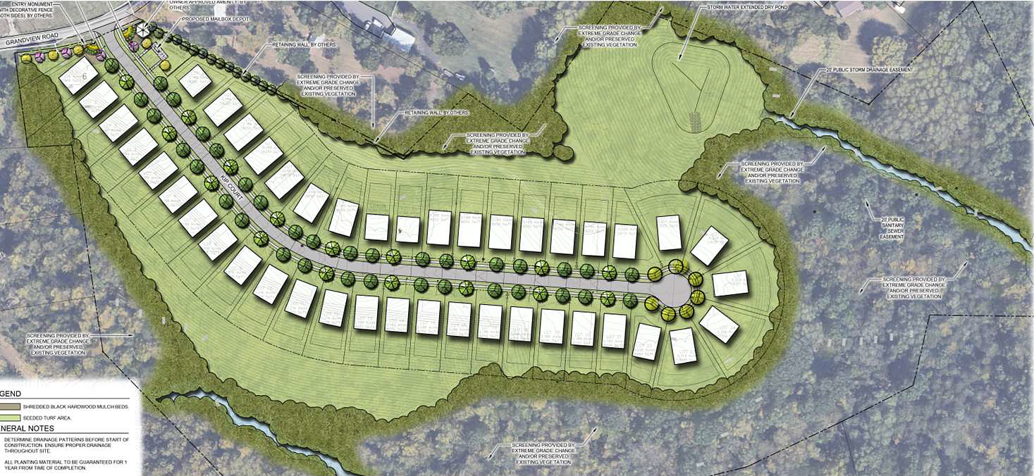 Alexandria planning commission advances 43-home Grandview development