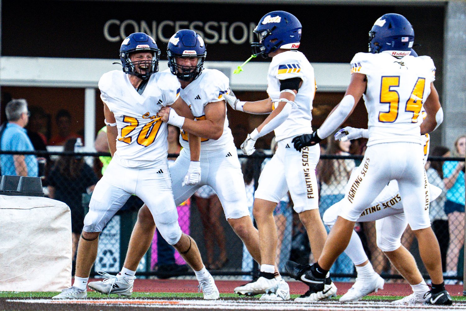 Michigan high school football scores from Friday night of Week 1