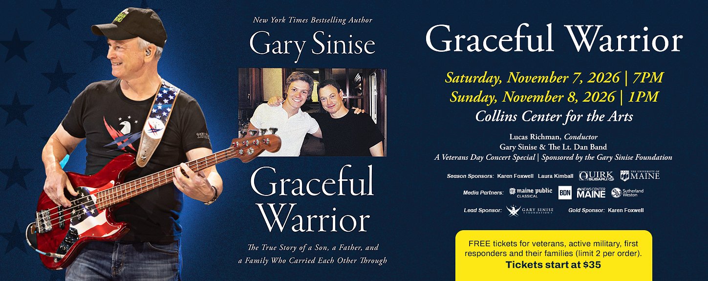 Bangor Symphony Orchestra with Gary Sinise & The Lt. Dan Band, a one-of-a-kind event