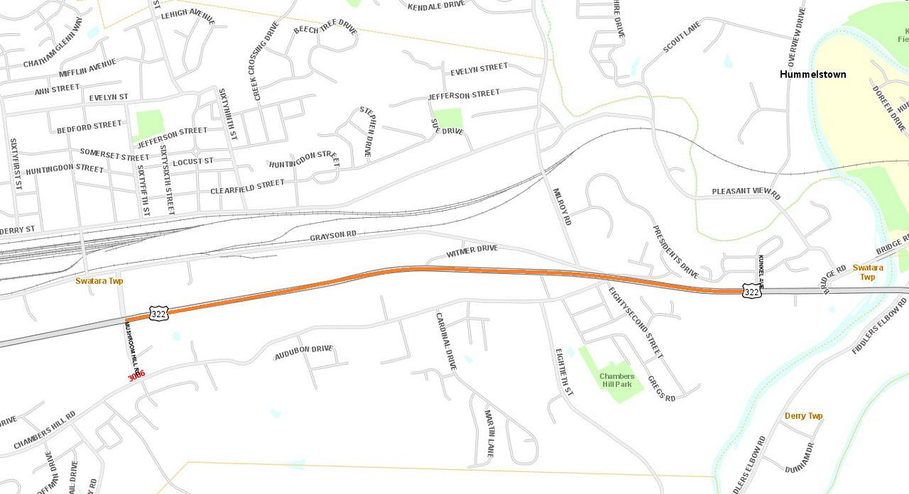 Nightime lane restrictions return to Route 322 in Swatara Township
