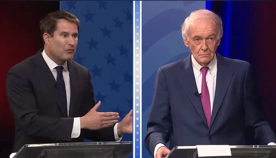 Moulton again leans into Markey's age in pre-primary debate