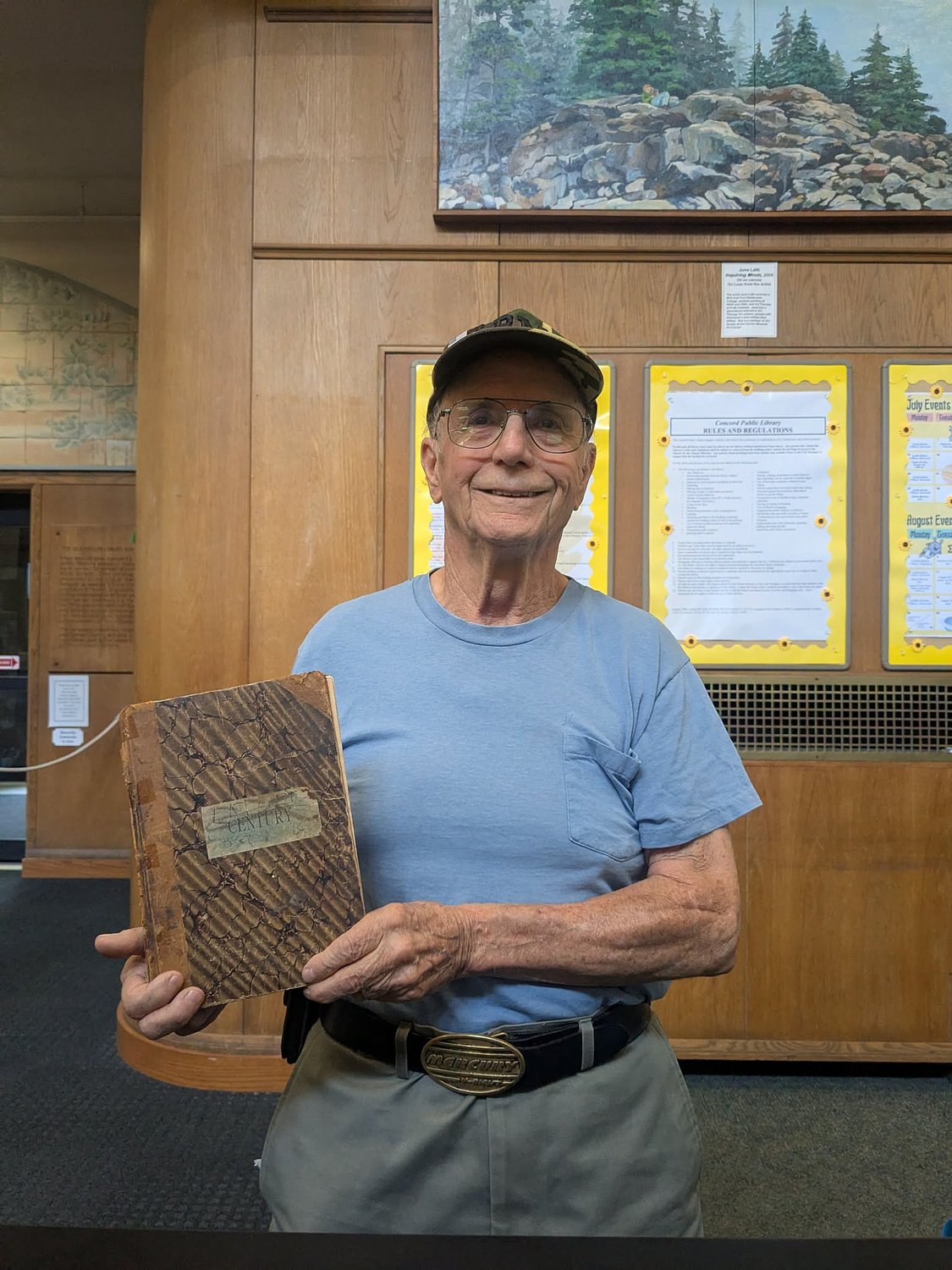 'A special thing': Barrington man returns 132-year-old overdue book after Concord Public Library freezes fines