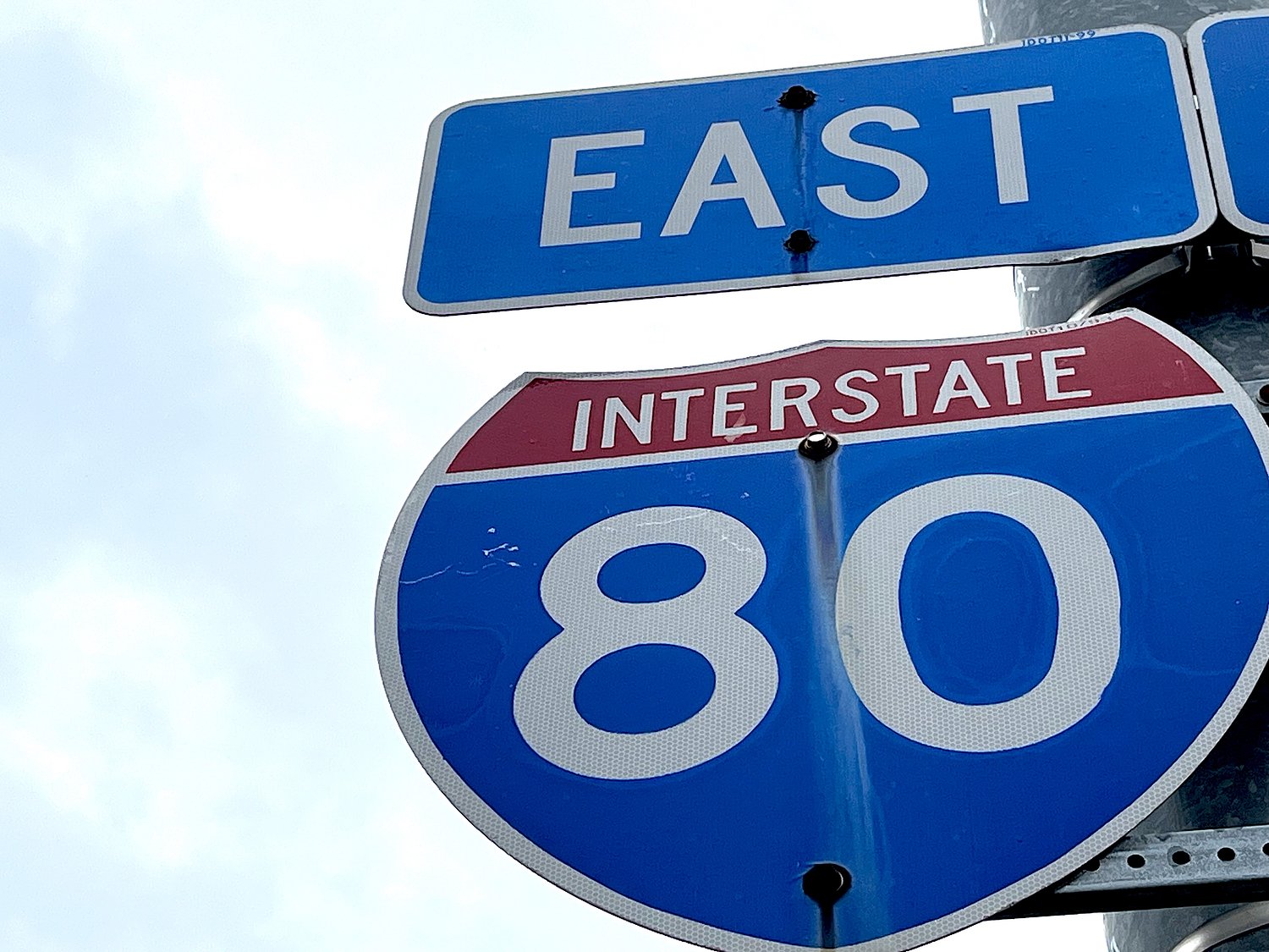 Emergency lane closure on eastbound I-80 in Joliet