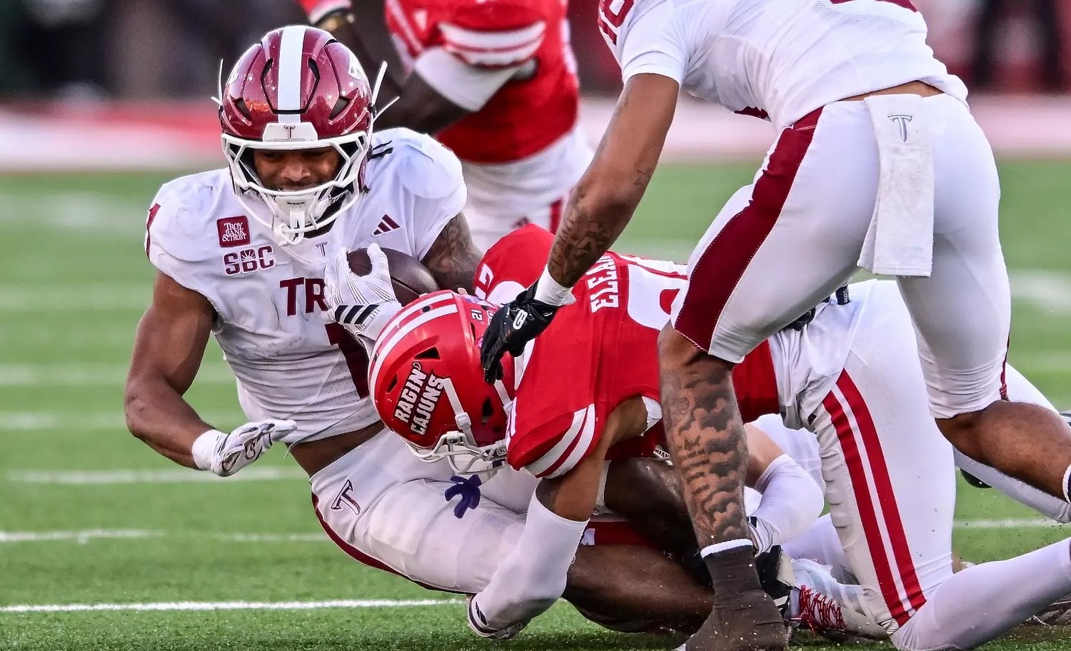Troy ‘beat up’ by Louisiana, remain winless on road this season