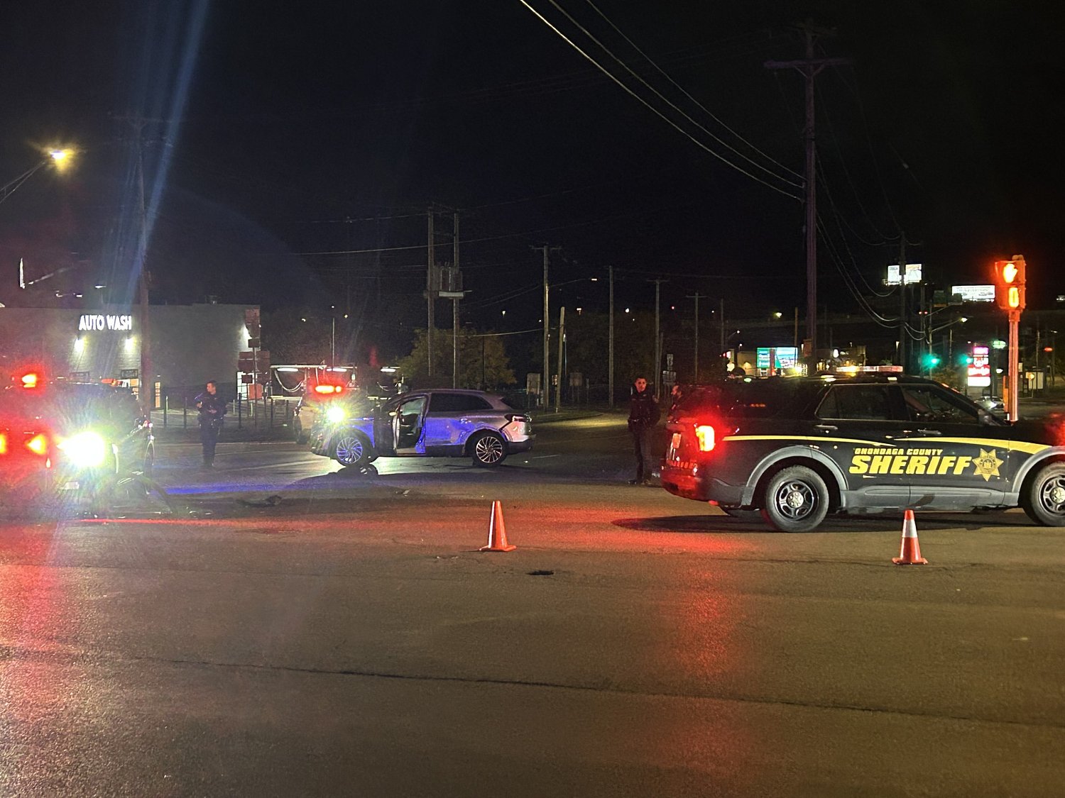 Sheriff’s patrol car involved in two-vehicle crash on Syracuse’s North Side