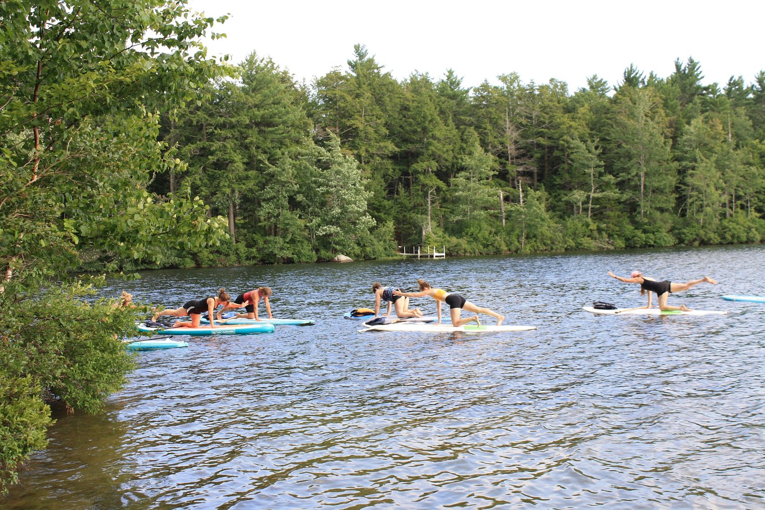 Peterborough Rec Department brings SUP yoga to Cunningham Pond