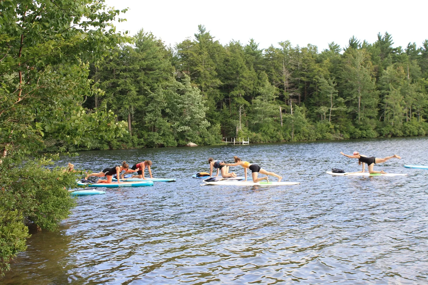 Peterborough Rec Department brings SUP yoga to Cunningham Pond