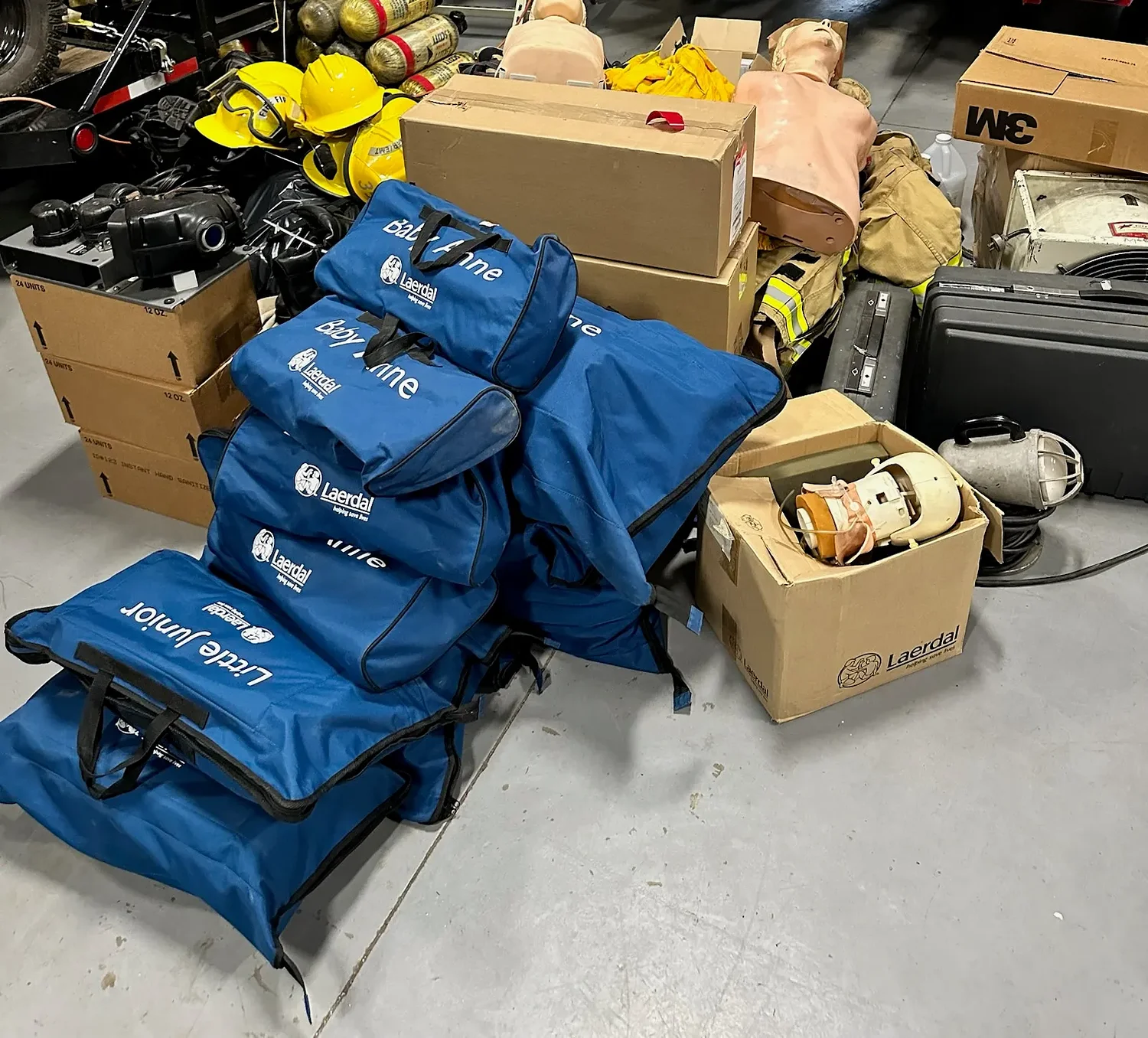 Protecting firefighters wherever they are: Sunderland Fire Dept. donates $35K of gear to the Philippines
