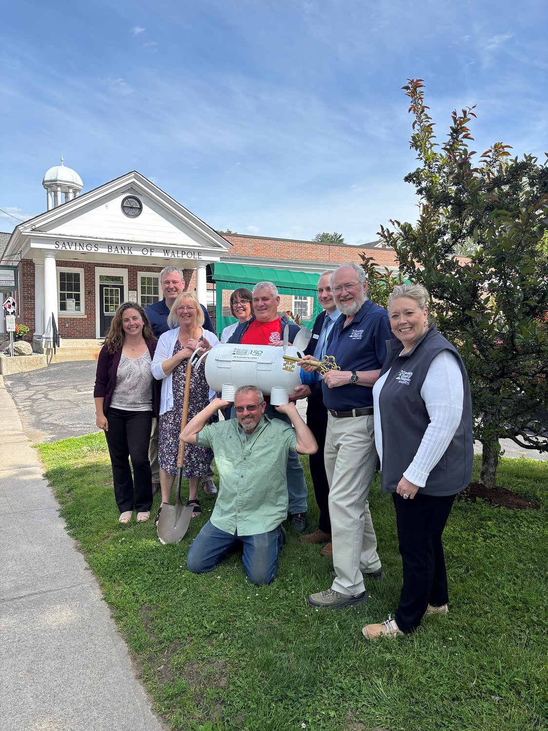 Bank's 150th anniversary celebrated with time capsule burial