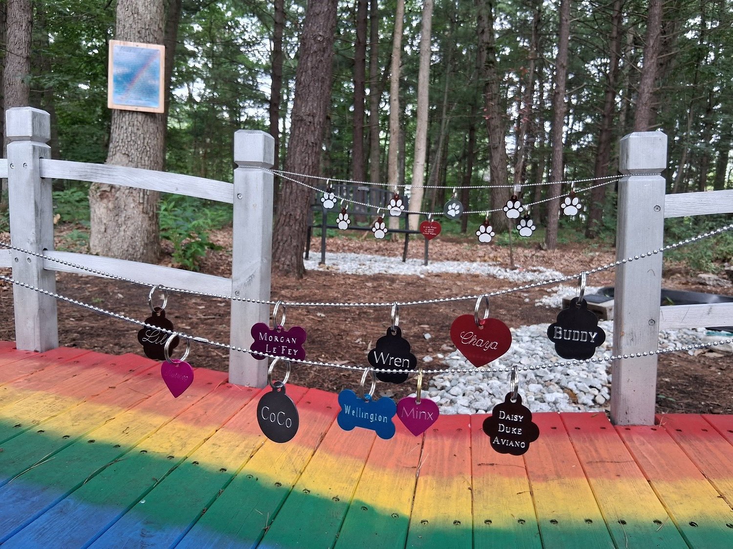 A glowing garden in Muskegon will honor beloved pets this week