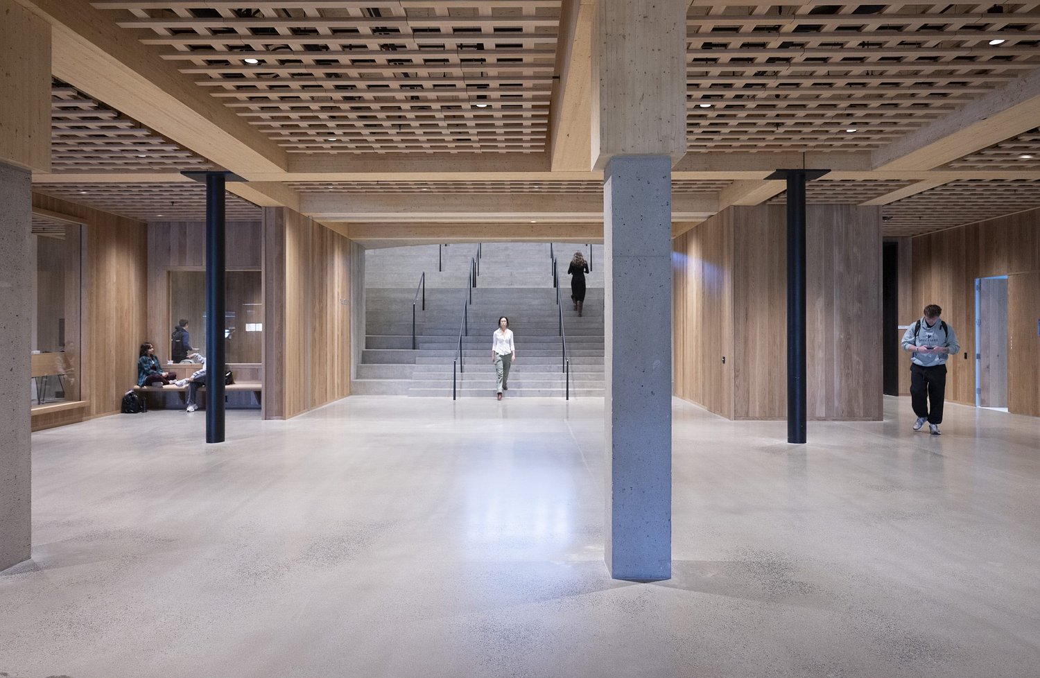 A center of everything: Amherst College’s new hub puts campus life under one playful, sustainable roof