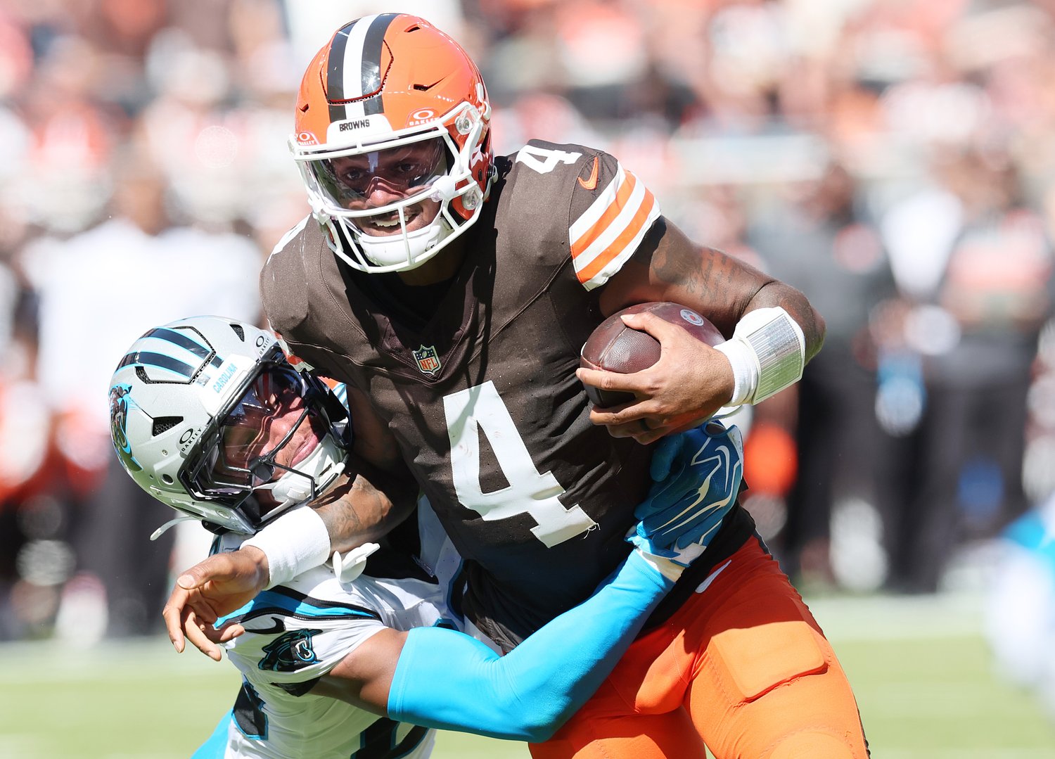 ‘It is what it is’: The Panthers’ reaction to Sunday’s game-changing penalty that benefited the Browns