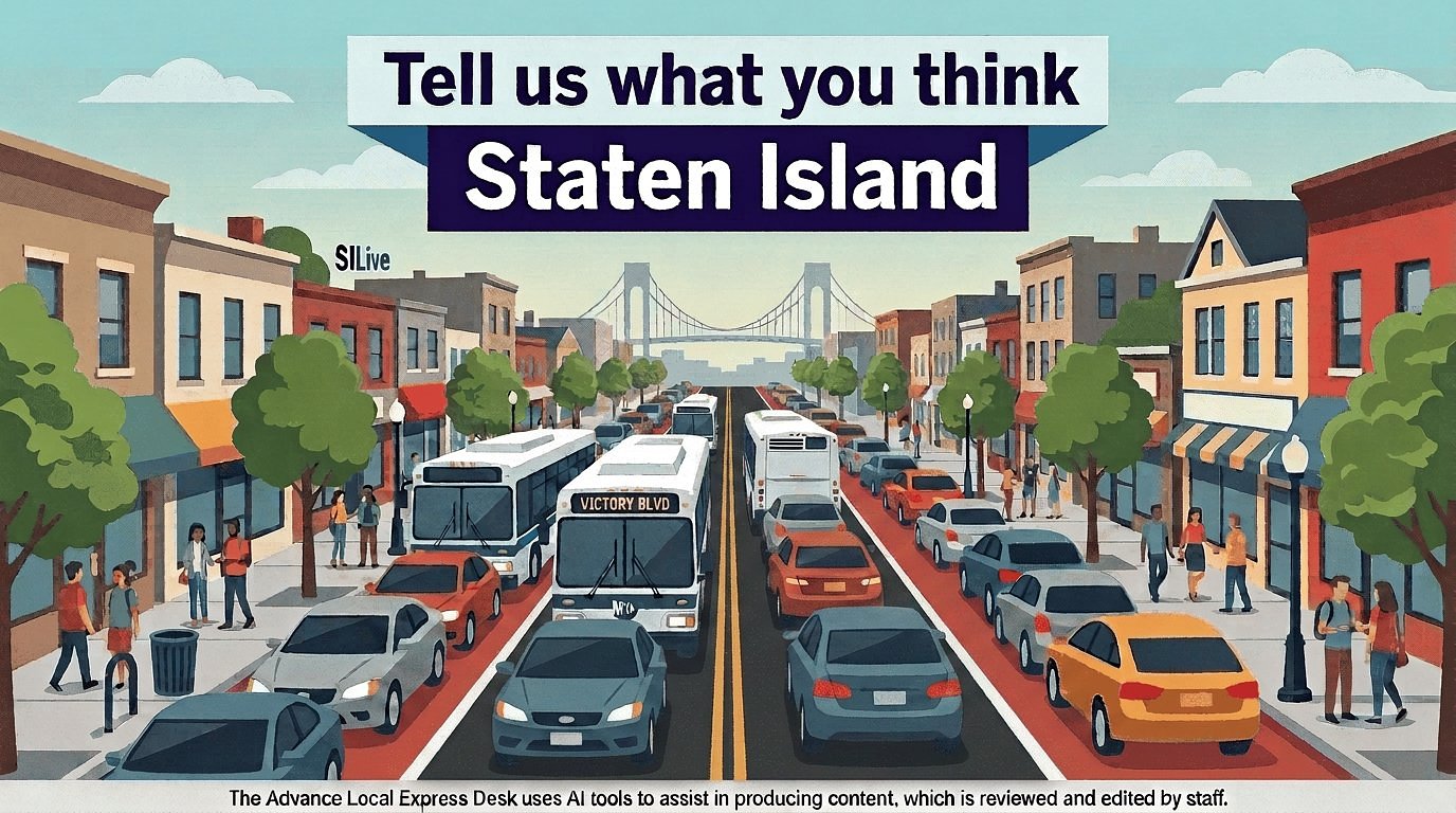 Tight lanes, mixed reactions: What do you think of Victory Boulevard’s bus lane?