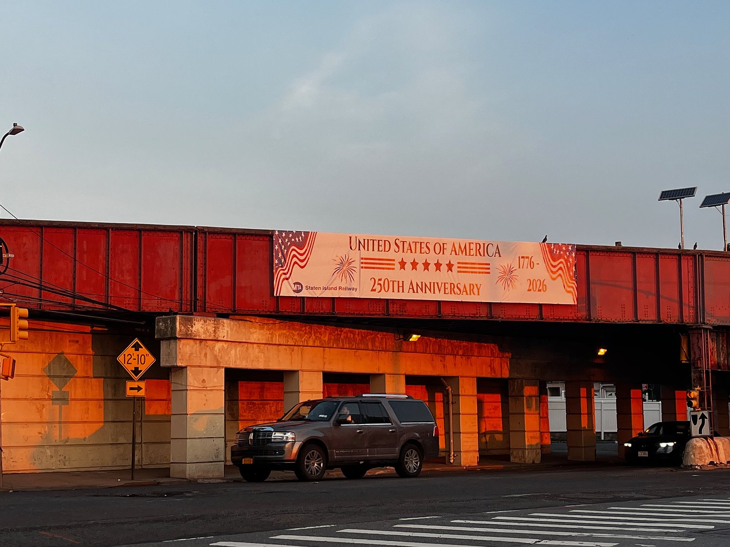 Red, white and blue banners, decals to decorate Staten Island Railway for America’s 250th anniversary