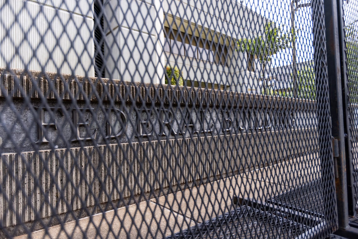 Court grants stay over federal building fence, but only until Monday
