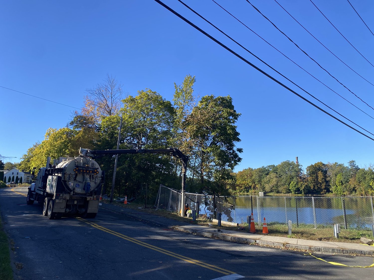 Ferry Street shut down in Easthampton after sinkhole reveals water pipe failure